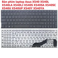 Bàn phím laptop Asus X540 X540L X540LA X540LJ X540S X540SA - Zin chuẩn US, có nút nguồn, thay thế cho các dòng máy lỗi
