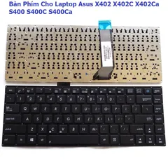 Bàn Phím Laptop Asus X402 X402C S400 S400C - Hàng Zin Chất Lượng Cao, Vỏ Nhôm, Phím ABS Đen Tương Thích Hoàn Hảo