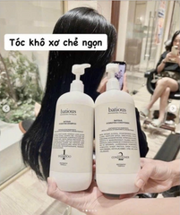 Cặp Dầu Gội Xả Batious 500ml & 960ml - Ngăn Ngừa Rụng Tóc, Dưỡng Mượt Tóc, Chiết Xuất Thiên Nhiên, Tinh Chất Từ Anh