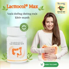 Viên Nén Lacttocol Max - Hỗ Trợ Viêm Đại Tràng, Cải Thiện Tiêu Hóa Hộp 30 Viên Organic Từ Thực Phẩm Thiên Nhiên