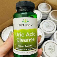 Viên uống giảm gút bổ thận Swanson Uric Acid Cleanse USA 60 viên