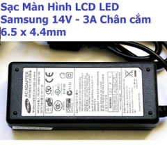Sạc Màn Hình LCD LED Samsung 14V 3A - Bộ Nguồn 6.5 x 4.4mm Tặng Dây Nguồn - Linh Kiện Máy Tính Chất Lượng Cao