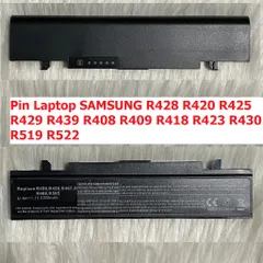 Pin Laptop SAMSUNG R428 R420 R425 R429 R439 R408 6 Cell 11.1V Li-ion 4400mAh/5200mAh Thay Thế - Màu Đen