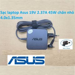 Sạc Laptop Asus Chính Hãng 19V 2.37A 45W Chân Nhỏ 4.0x1.35mm Vuông - Linh Kiện Máy Tính Chất Lượng Cao