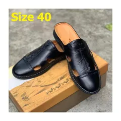 Giày Sục Sabo Bít Mũi Nam Đính Huy Hiệu Quân Đội - Giầy Da Mềm Thời Trang Dễ Phối Đồ, Nhiều Size Tại Shop Uy Tín