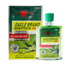 Dầu Khuynh Diệp Con Ó Eagle Brand Singapore 25ml - Giảm đau, Thư giãn, Tăng cường miễn dịch, Sản phẩm chăm sóc sức khỏe tự nhiên