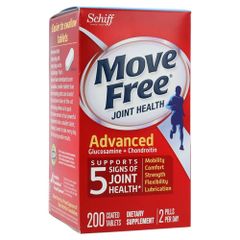 Viên bổ khớp Schiff Move Free Triple Strength - Hỗ trợ giảm đau, thoái hóa khớp, tăng đàn hồi xương, Lọ 200 viên nhập khẩu Mỹ