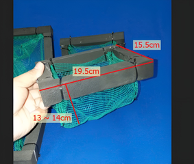 Lồng Đẻ Bằng Lưới Siêu Bền Viền Xốp Không Gãy Cho Cá Cảnh - Phụ Kiện Guppy, Bình Tích, Giảm Thiểu Mất Cá Con