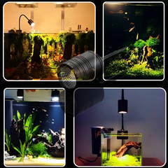 Đèn LED Rọi Mini Kẹp BIOTOP KK-F05 - Đèn Chiếu Sáng Hồ Cá Thủy Sinh 20-30cm, Tiết Kiệm Điện, Xoay 360 Độ, Trang Trí Bể Cá Cảnh