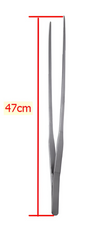 Bộ Nhíp Thủy Sinh Thẳng & Cong - Dụng Cụ Trồng Cây & Gắp Thức Ăn Hồ Cá - Kích Thước 27-47cm, Chất Liệu Thép Không Rỉ