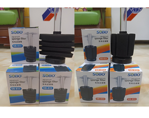 Lọc Sủi Mini SOBO SB-933 & SB-833 - Lọc Vi Sinh Cho Hồ Cá Cảnh Dưới 100L, Giữ Nước Trong Sạch & Cung Cấp Oxy