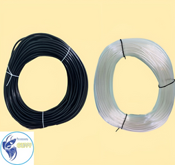 Dây Sủi Oxy Hồ Cá 4ly & 5ly - Phụ Kiện Hồ Cá Cảnh Chất Lượng, Màu Trắng & Đen, Dùng Cho Máy Sủi Oxy