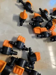 Van Khóa Dây Oxy Cam Đen - Phụ Kiện Chất Lượng Cho Bể Cá Cảnh Guppy - Độ Dài 4cm, Khấc Giữ Dây Oxy
