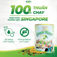 Sữa Hạt Ngũ Cốc 25 Green Nutri - Combo 2 Lon 750g Nhập Khẩu Từ Malaysia, Tốt Cho Sức Khỏe Và Làm Đẹp Da