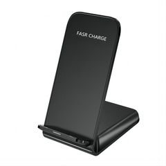 Đế Sạc Nhanh Không Dây 15W Kiêm Giá Đỡ Điện Thoại - Tương Thích iPhone, Samsung, Thiết Kế Gọn Nhẹ, Đèn LED Báo Sạc