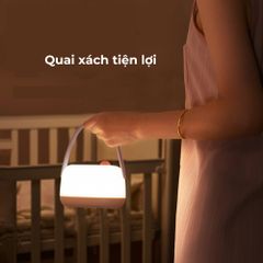 Đèn Ngủ Cho Bé Sơ Sinh Ánh Sáng Vàng Ấm, Bảo Vệ Mắt, Sạc Type C, Quai Xách Tiện Lợi MTR083