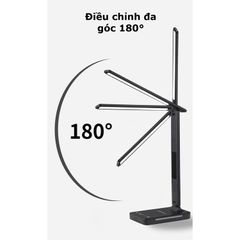 Đèn Bàn Học Chống Cận Thông Minh 8W - Sạc Nhanh Không Dây 10W, Đồng Hồ Vạn Niên, Đèn Ngủ Hiện Đại - MT-861