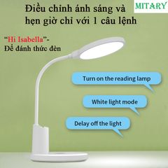 Đèn bàn học chống cận, thông minh AI, điều khiển bằng giọng nói, cảm ứng  công suất 10W