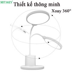 Đèn bàn học chống cận, thông minh AI, điều khiển bằng giọng nói, cảm ứng  công suất 10W
