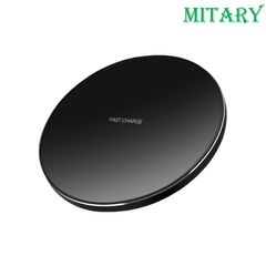 Đế Sạc Nhanh Không Dây Qi Cho Điện Thoại Thông Minh & Tai Nghe - Chế Độ Bảo Vệ Thông Minh, LED Báo Sạc, Tương Thích Nhiều Thiết Bị