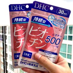 Viên uống mọc tóc DHC Biotin Sustained Release - Vitamin B7 Giúp Tóc Mọc Dày Khỏe, Hỗ Trợ Giảm Rụng Tóc Từ Nhật Bản