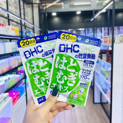 Viên Uống Trắng Da DHC Adlay Extract - Chiết Xuất Hạt Đậu, Vitamin C, Làm Sáng Da Tự Nhiên, Ngăn Ngừa Lão Hóa