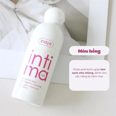 Dung dịch vệ sinh phụ nữ Intima Ziaja màu hồng - Giữ pH tự nhiên, làm sạch nhẹ nhàng, phù hợp cho da nhạy cảm, 250ml