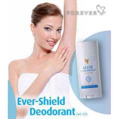 Sáp Khử Mùi Lô Hội Forever Aloe Ever Shield 067 FLP - Kháng Khuẩn, Đảm Bảo Sạch Sẽ, Không Vàng Áo, 92.1g