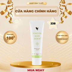 Sữa Rửa Mặt Tẩy Tế Bào Chết Forever Aloe Scrub 238 Flp - Chăm Sóc Da Lò Hôi, Làm Sạch & Dưỡng Ẩm Tự Nhiên