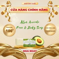Xà phòng Làm Sạch Mặt & Cơ Thể Bơ 100% Tự Nhiên - Dưỡng Ẩm & Làm Tươi Mát Da - Avocado Face & Body Soap 284 Flp