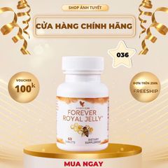 Viên Sữa Ong Chúa Forever Royal Jelly 60 Viên - Hỗ Trợ Sức Khỏe, Tốt Cho Người Suy Nhược Và Rối Loạn Kinh Nguyệt