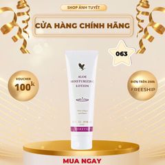 Kem Dưỡng Ẩm Aloe Vera - Lotion Dưỡng Ẩm Cơ Thể và Tay Mềm Mịn, An Toàn, Không Chứa Lanolin, 063flp