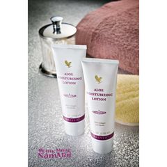 Kem Dưỡng Ẩm Aloe Vera - Lotion Dưỡng Ẩm Cơ Thể và Tay Mềm Mịn, An Toàn, Không Chứa Lanolin, 063flp