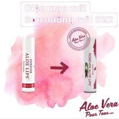 Son Dưỡng Môi Forever Aloe Lips 022 Flp - Hỗ Trợ Cung Cấp Độ Ẩm, Làm Mềm Mịn Môi, Giảm Thâm Môi Từ Nha Đam và Jojoba