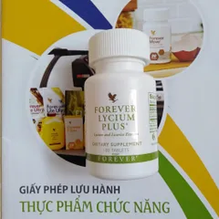 Viên Cam Thảo Forever Lycium Plus 072 - Thực Phẩm Chức Năng Hỗ Trợ Sức Khỏe Phổi và Dạ Dày - 100 Viên/Lọ