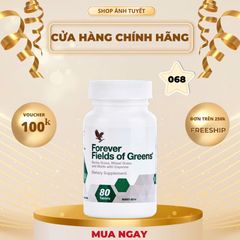 Viên Rau Xanh Forever of Greens 068flp - Bổ Sung Chất Xơ, Hỗ Trợ Tiêu Hoá, 80 Viên/ Lọ - Sản Phẩm Từ Thiên Nhiên cho Sức Khỏe Tối Ưu