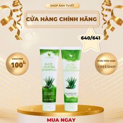 Dầu gội và xả Lô Hội 640 & 641 - Chăm sóc tóc khỏe đẹp, ngăn rụng tóc, bảo vệ da đầu - Chính Hãng FLP