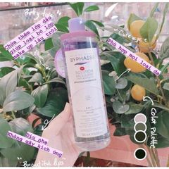 Nước Tẩy Trang BYPHASSE Solution Micellaire 500ml - Tẩy Trang Hiệu Quả Cho Mọi Loại Da, Không Gây Bết Dính, Giúp Làm Sạch Makeup Waterproof