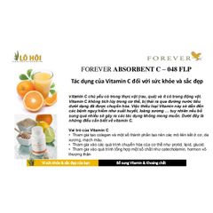 1 Viên Vitamin C Lô Hội Dùng Thử Forever Absorbent_C #048Flp