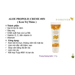 Combo 5 Tuýp Kem Dưỡng Da Hỗ Trợ Thâm Mụn 051 FlP. Sản Phẩm Lô Hội.