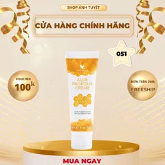 Kem Dưỡng Ẩm Làm Sáng Da Aloe Propolis - Hỗ Trợ Da Mụn, Giữ Ẩm, Phục Hồi Da Tươi Mát, Phù Hợp Với Mọi Loại Da