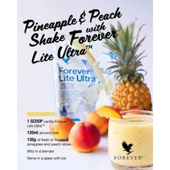 Bột Dinh Dưỡng Forever Lite Ultra Vanilla 375g - Bổ Sung Vitamin và Khoáng Chất Tăng Cường Sức Khỏe, Đề Kháng, Mỹ