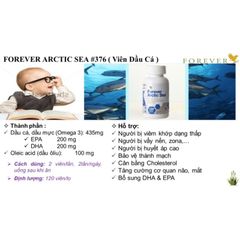 1 Viên Dầu Cá Lô Hội Forever Arctic Sea Dùng Thử
