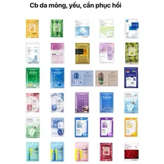 Mặt Nạ Dưỡng Da Chiết Xuất Thiên Nhiên 25g - Cấp Ẩm, Dưỡng Trắng, Giảm Mụn, Mờ Thâm Căng Bóng, Thư Giãn Da Chất Lượng Cao