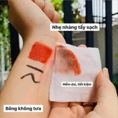 Combo 5 Bịch Bông Tẩy Trang Cotton Pads - Bông 100% Cotton Nhẹ Nhàng, Siêu Thấm, Dùng Cho Tẩy Trang và Nước Hoa Hồng