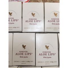 Combo 12 Tuýp Son Dưỡng Môi Đa Năng Aloe Lips FOREVER 022flp - Sáp Ong và Jojoba Giữ Ẩm, Chống Lão Hóa Từ Mỹ