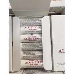 Combo 12 Tuýp Son Dưỡng Môi Đa Năng Aloe Lips FOREVER 022flp - Sáp Ong và Jojoba Giữ Ẩm, Chống Lão Hóa Từ Mỹ