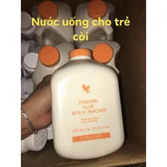 Thùng Nước (12 Bình) Forever Aloe Bits N’peaches 077 Flp Nước Uống Dinh Dưỡng Lô hội Aloe Vera.