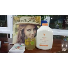 Thùng Nước (12 Bình) Forever Aloe Bits N’peaches 077 Flp Nước Uống Dinh Dưỡng Lô hội Aloe Vera.