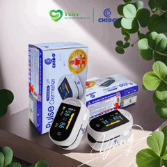 Máy Đo Nồng Độ Oxy Trong Máu SpO2 CHIDO C101B1 - Thiết Bị Y Tế Chính Hãng Nhật Bản, Theo Dõi Nhịp Tim, Bảo Hành 2 Năm, Giao Hàng Miễn Phí